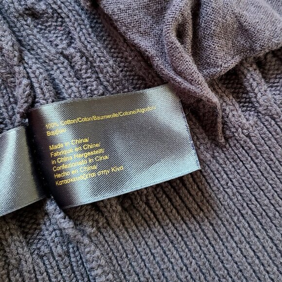 346 Brooks Brothers Cardigan Women S Cable Knit Sweater Gold Button Old Money - Picture 8 of 10